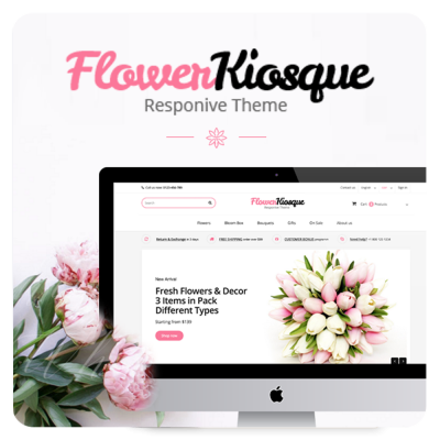 Prestashop 1.6 Flower Kiosque Responsive Template