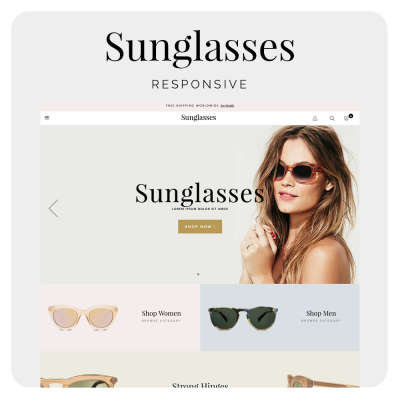 Sunglasses Prestashop 1.6 Template