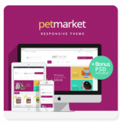 Prestashop Pet Market responsive theme
