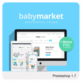 Baby Market Prestashop 1.7 Theme